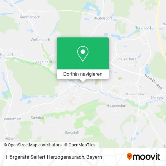 Hörgeräte Seifert Herzogenaurach Karte