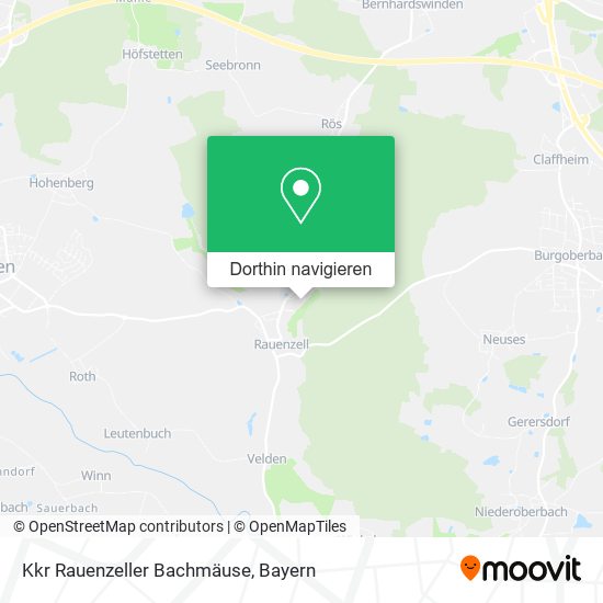 Kkr Rauenzeller Bachmäuse Karte