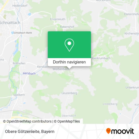 Obere Götzenleite Karte