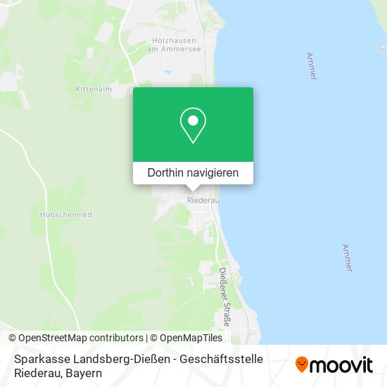 Sparkasse Landsberg-Dießen - Geschäftsstelle Riederau Karte