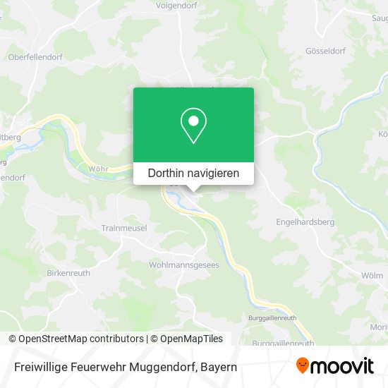 Freiwillige Feuerwehr Muggendorf Karte