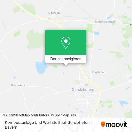 Kompostanlage Und Wertstoffhof Gerolzhofen Karte