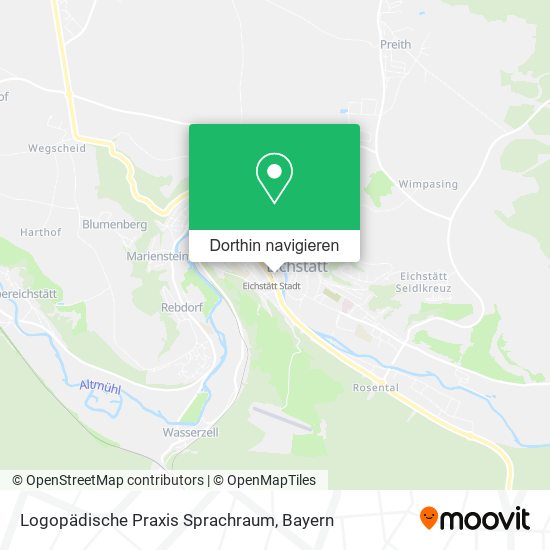 Logopädische Praxis Sprachraum Karte