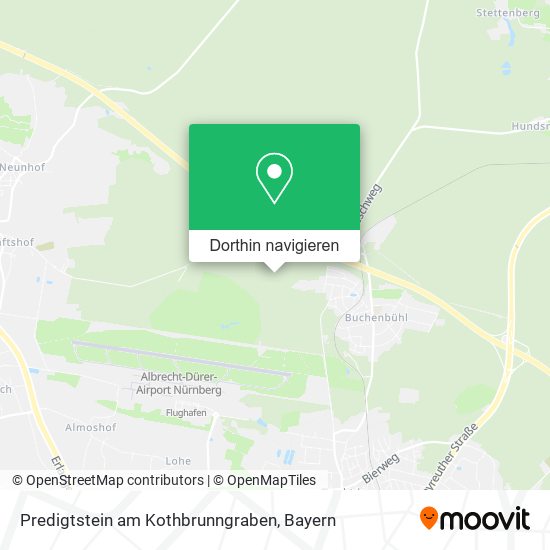 Predigtstein am Kothbrunngraben Karte