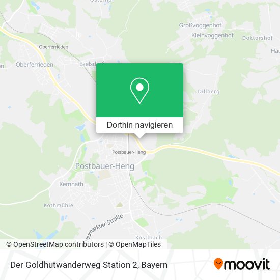 Der Goldhutwanderweg Station 2 Karte