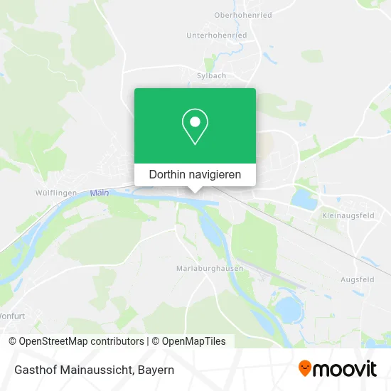 Gasthof Mainaussicht Karte