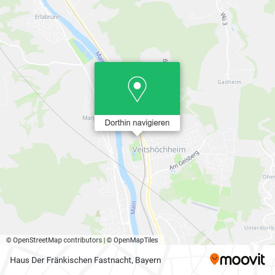 Haus Der Fränkischen Fastnacht Karte