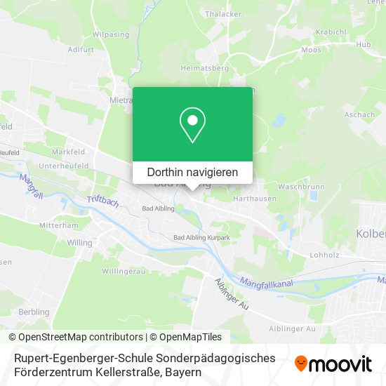 Rupert-Egenberger-Schule Sonderpädagogisches Förderzentrum Kellerstraße Karte
