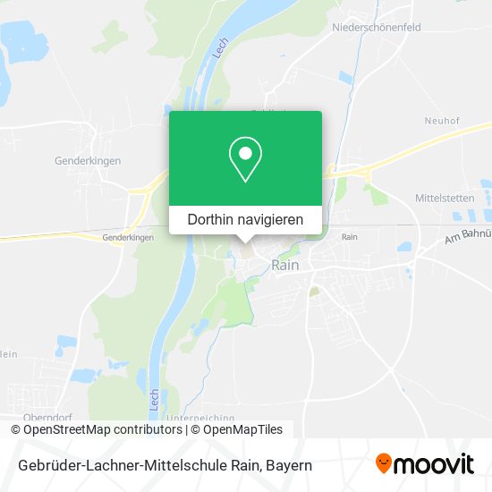 Gebrüder-Lachner-Mittelschule Rain Karte