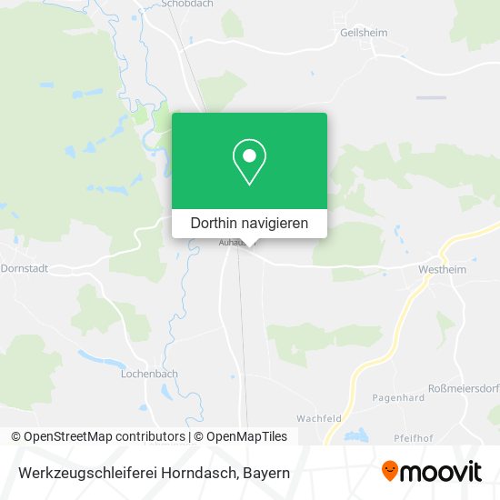 Werkzeugschleiferei Horndasch Karte