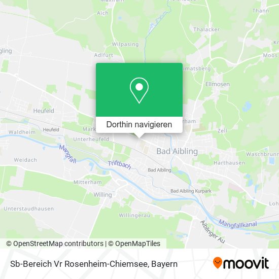 Sb-Bereich Vr Rosenheim-Chiemsee Karte