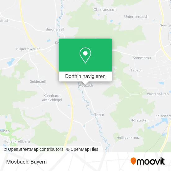Mosbach Karte