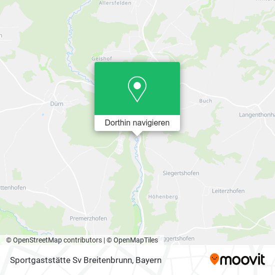 Sportgaststätte Sv Breitenbrunn Karte