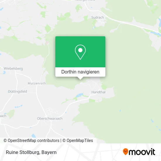 Ruine Stollburg Karte