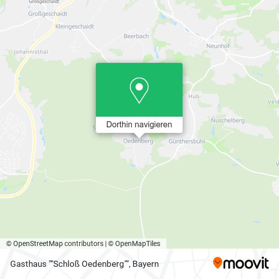 Gasthaus ""Schloß Oedenberg"" Karte