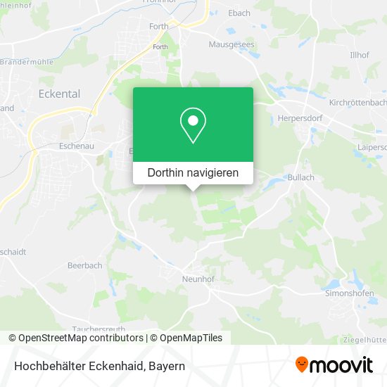 Hochbehälter Eckenhaid Karte