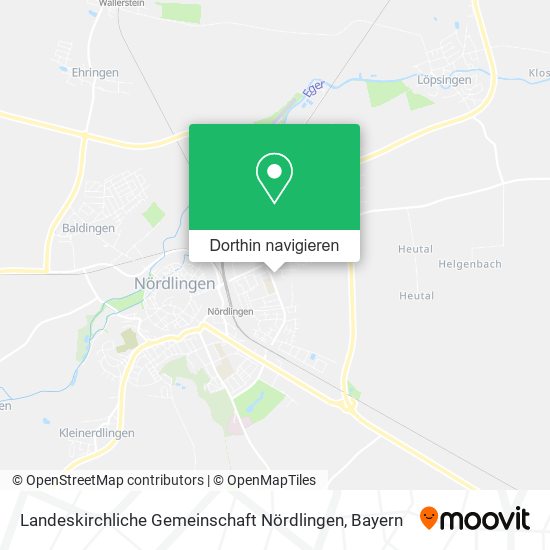 Landeskirchliche Gemeinschaft Nördlingen Karte