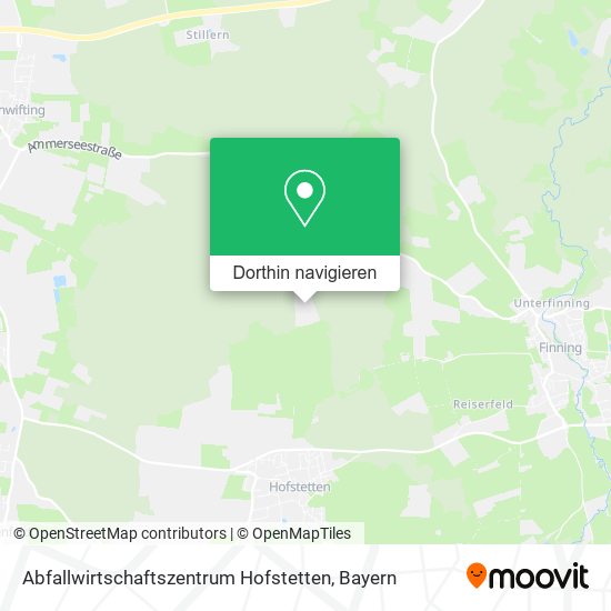 Abfallwirtschaftszentrum Hofstetten Karte