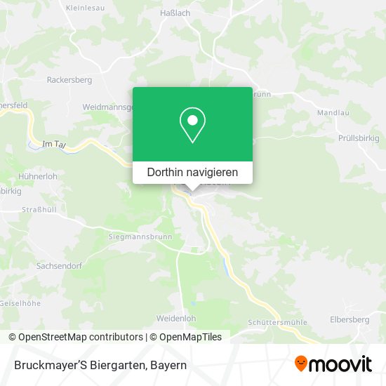 Bruckmayer’S Biergarten Karte
