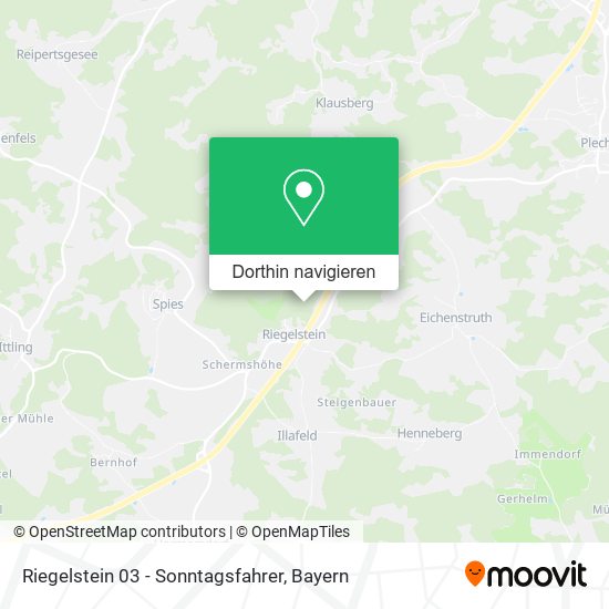 Riegelstein 03 - Sonntagsfahrer Karte