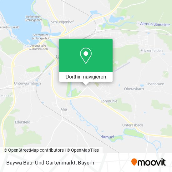 Baywa Bau- Und Gartenmarkt Karte