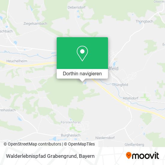 Walderlebnispfad Grabengrund Karte