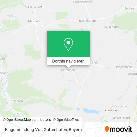Eingemeindung Von Gattenhofen Karte