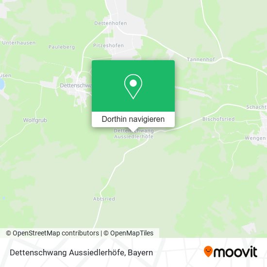 Dettenschwang Aussiedlerhöfe Karte