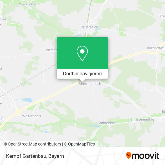 Kempf Gartenbau Karte