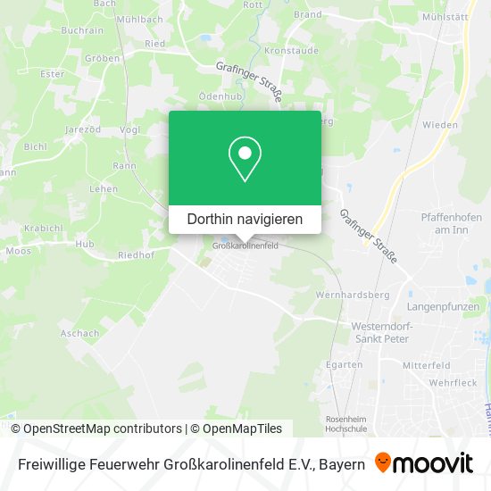 Freiwillige Feuerwehr Großkarolinenfeld E.V. Karte