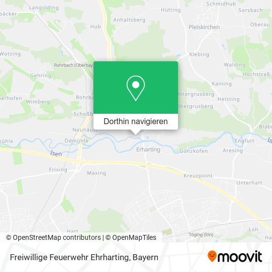 Freiwillige Feuerwehr Ehrharting Karte