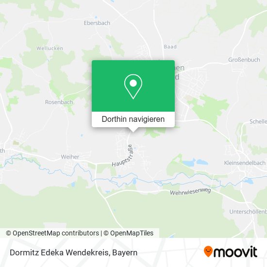 Dormitz Edeka Wendekreis Karte