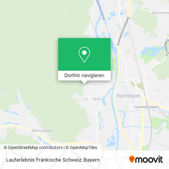 Lauferlebnis Fränkische Schweiz Karte