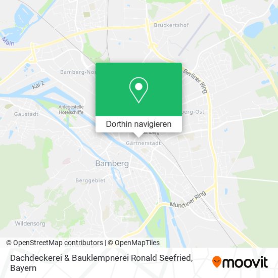 Dachdeckerei & Bauklempnerei Ronald Seefried Karte