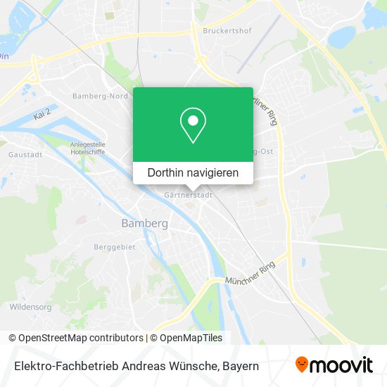 Elektro-Fachbetrieb Andreas Wünsche Karte