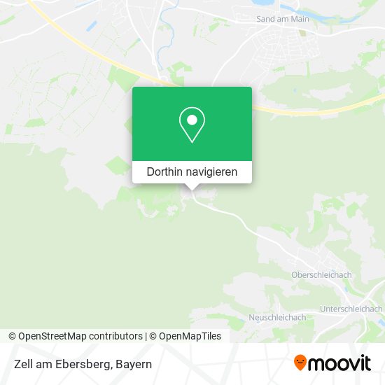 Zell am Ebersberg Karte