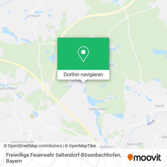Freiwillige Feuerwehr Saltendorf-Bösenbechhofen Karte