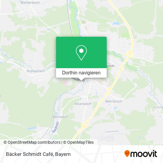 Bäcker Schmidt Café Karte
