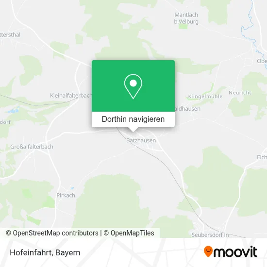 Hofeinfahrt Karte