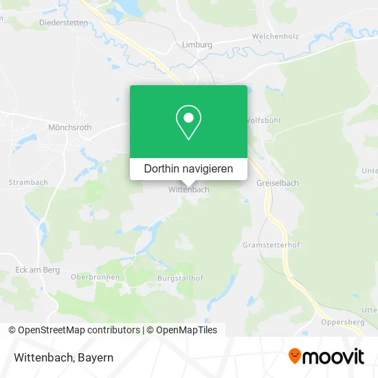 Wittenbach Karte