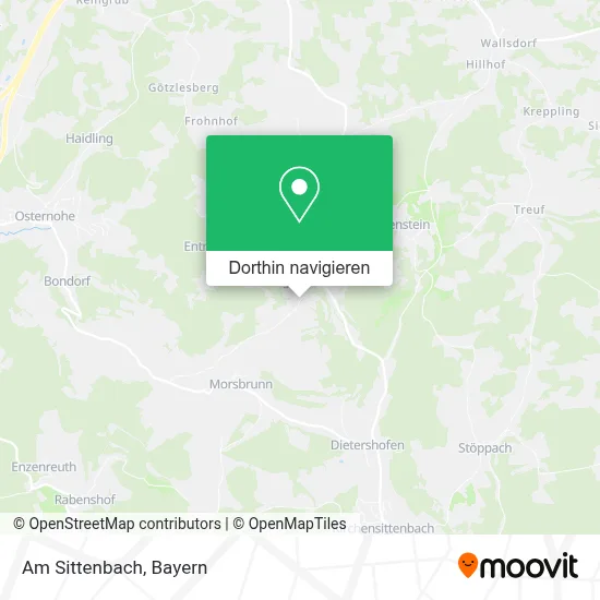 Am Sittenbach Karte
