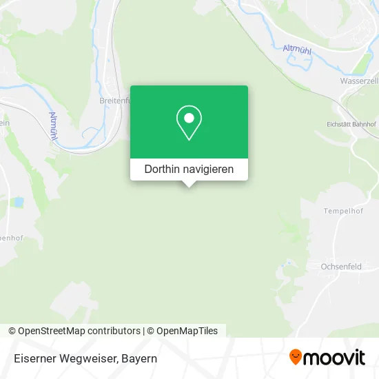 Eiserner Wegweiser Karte