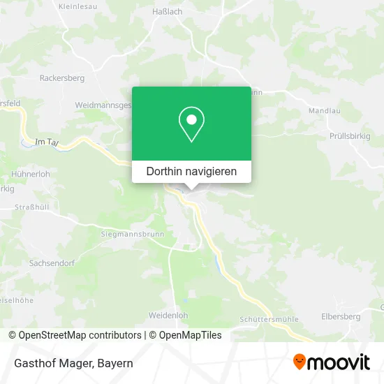 Gasthof Mager Karte