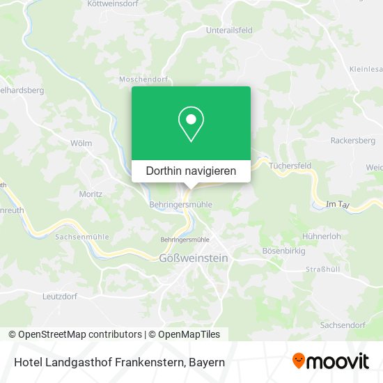 Hotel Landgasthof Frankenstern Karte