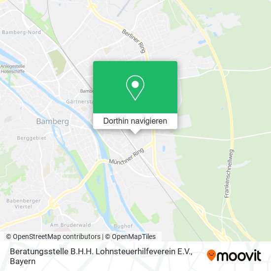 Beratungsstelle B.H.H. Lohnsteuerhilfeverein E.V. Karte