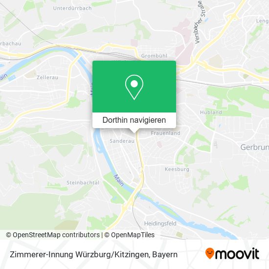Zimmerer-Innung Würzburg / Kitzingen Karte