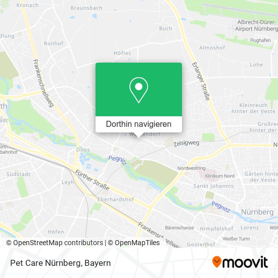 Pet Care Nürnberg Karte