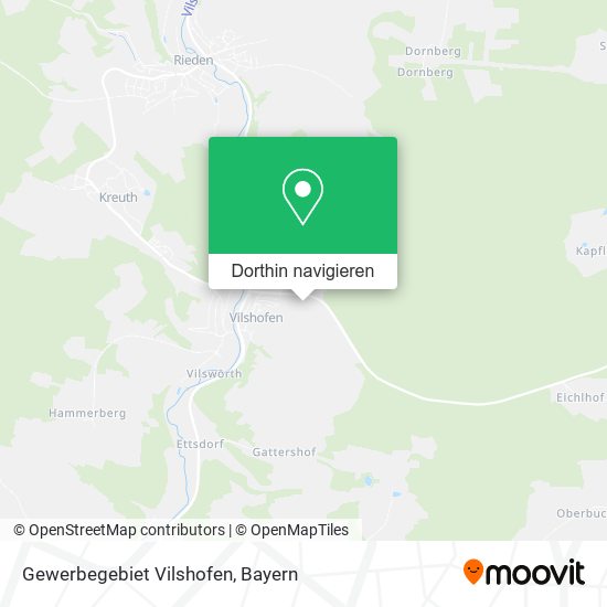 Gewerbegebiet Vilshofen Karte