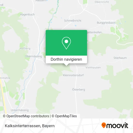 Kalksinterterrassen Karte