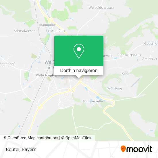 Beutel Karte